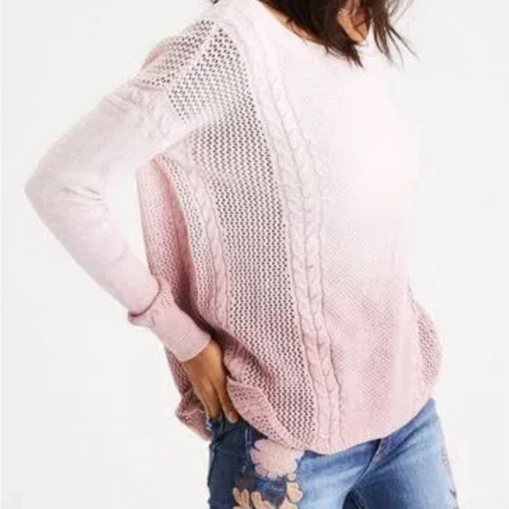Pink ombré sweater